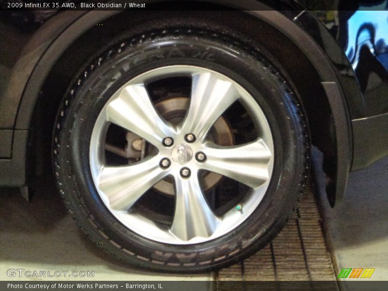 Black Obsidian / Wheat 2009 Infiniti FX 35 AWD