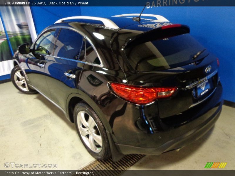 Black Obsidian / Wheat 2009 Infiniti FX 35 AWD