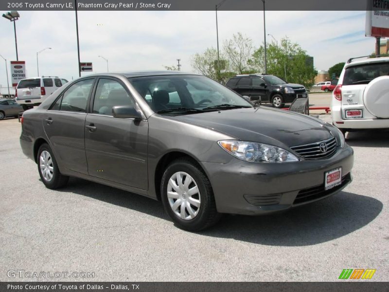 Phantom Gray Pearl / Stone Gray 2006 Toyota Camry LE