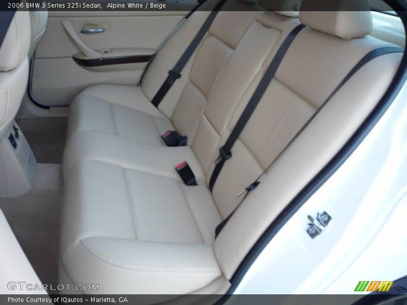 Alpine White / Beige 2006 BMW 3 Series 325i Sedan