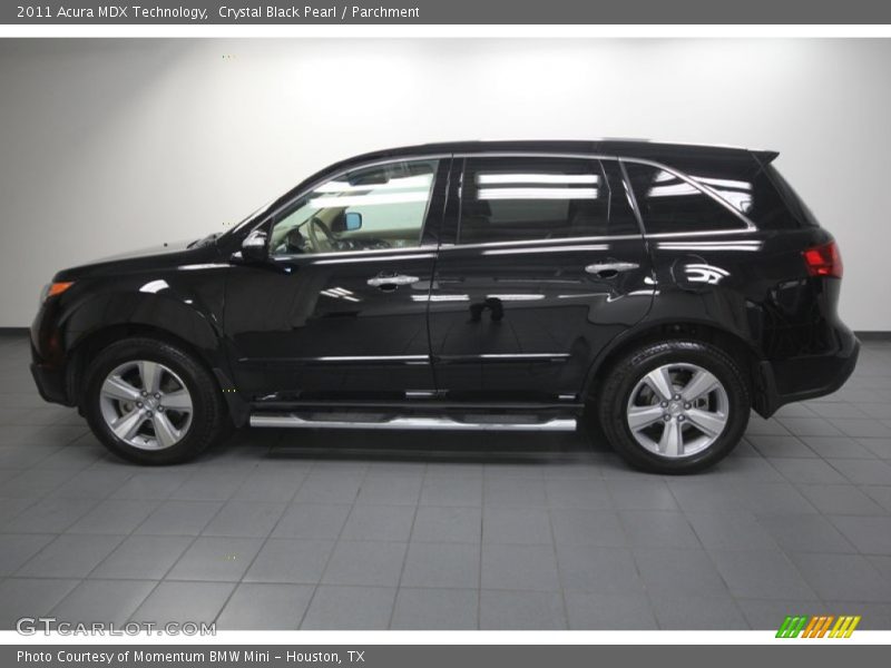Crystal Black Pearl / Parchment 2011 Acura MDX Technology