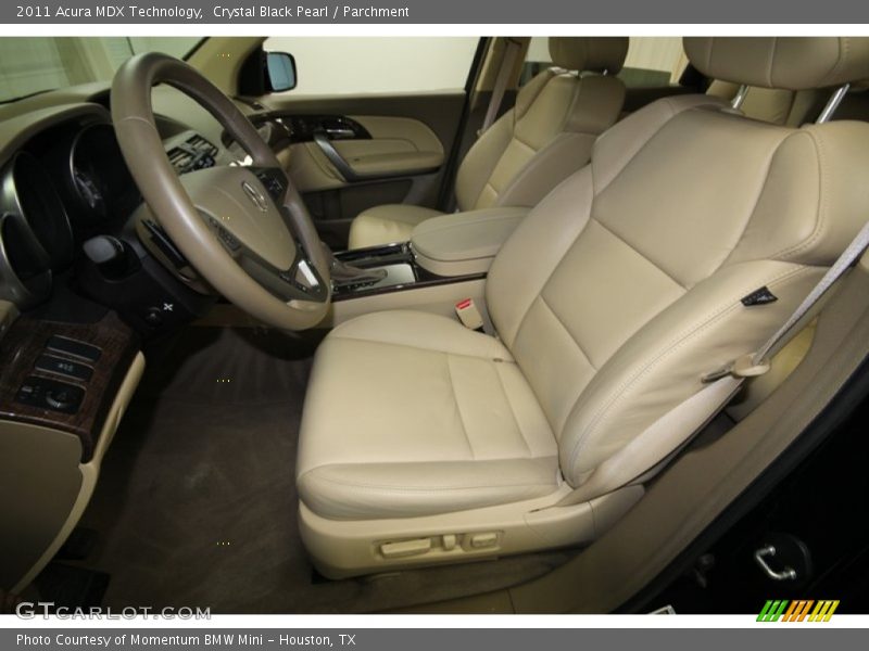 Crystal Black Pearl / Parchment 2011 Acura MDX Technology