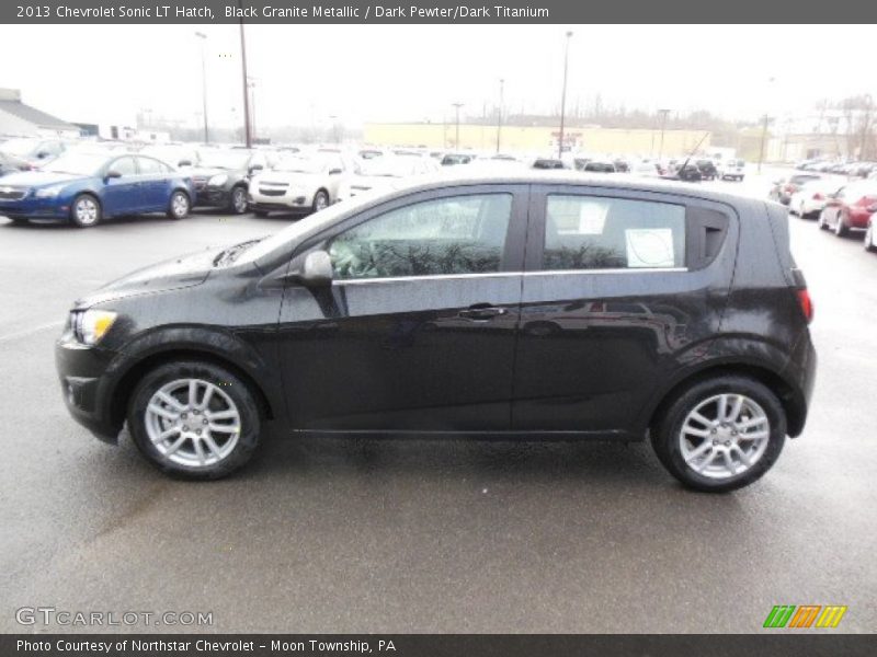 Black Granite Metallic / Dark Pewter/Dark Titanium 2013 Chevrolet Sonic LT Hatch