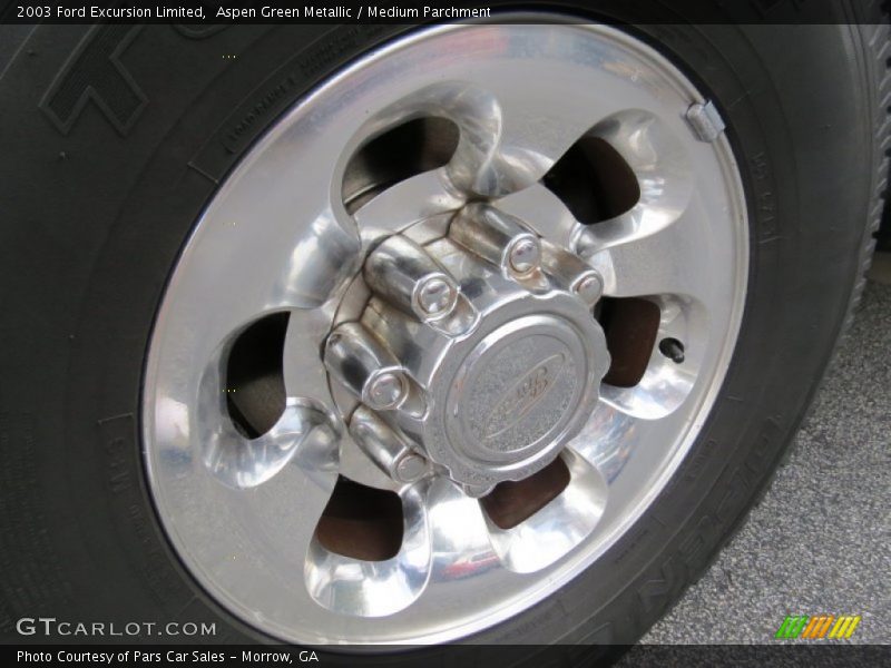 Aspen Green Metallic / Medium Parchment 2003 Ford Excursion Limited