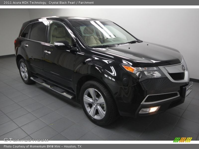 Crystal Black Pearl / Parchment 2011 Acura MDX Technology