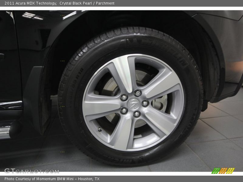 Crystal Black Pearl / Parchment 2011 Acura MDX Technology