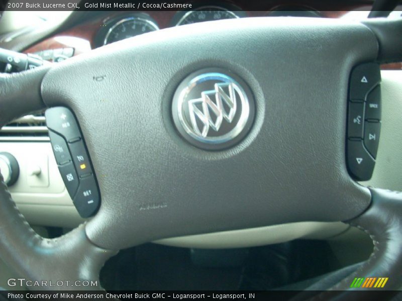 Gold Mist Metallic / Cocoa/Cashmere 2007 Buick Lucerne CXL