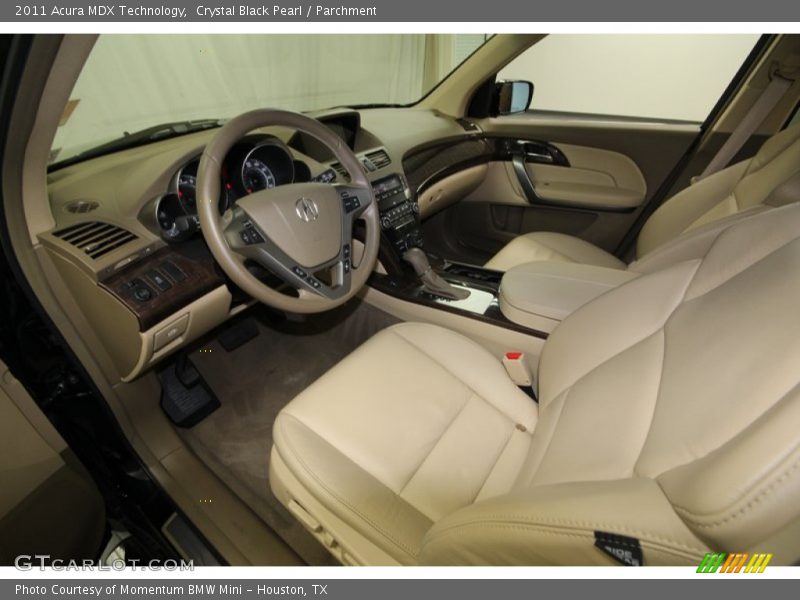 Crystal Black Pearl / Parchment 2011 Acura MDX Technology