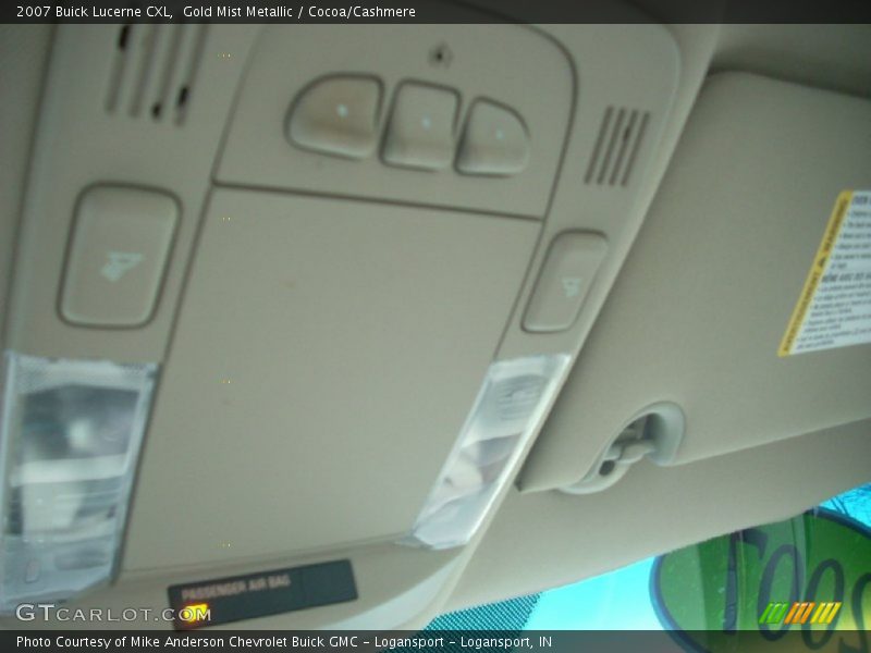 Gold Mist Metallic / Cocoa/Cashmere 2007 Buick Lucerne CXL