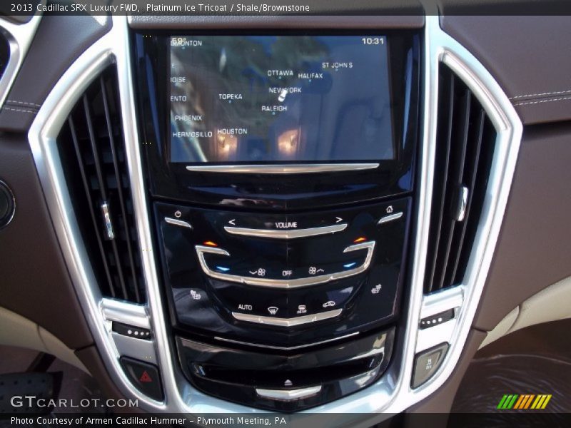 Platinum Ice Tricoat / Shale/Brownstone 2013 Cadillac SRX Luxury FWD