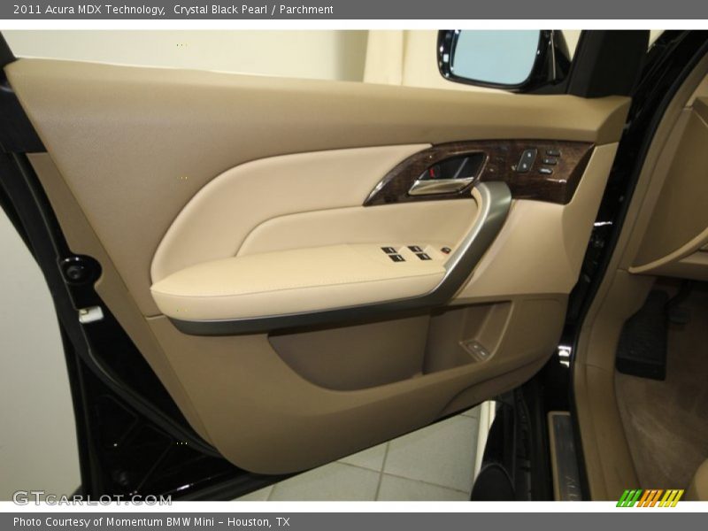 Crystal Black Pearl / Parchment 2011 Acura MDX Technology