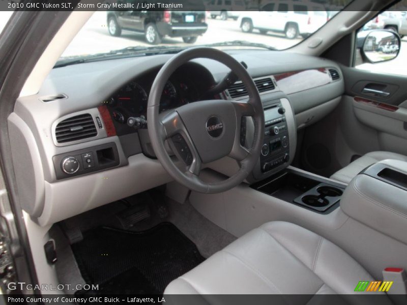 Storm Gray Metallic / Light Titanium 2010 GMC Yukon SLT