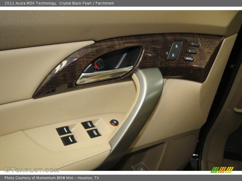 Crystal Black Pearl / Parchment 2011 Acura MDX Technology