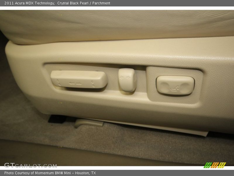 Crystal Black Pearl / Parchment 2011 Acura MDX Technology