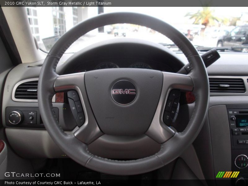Storm Gray Metallic / Light Titanium 2010 GMC Yukon SLT