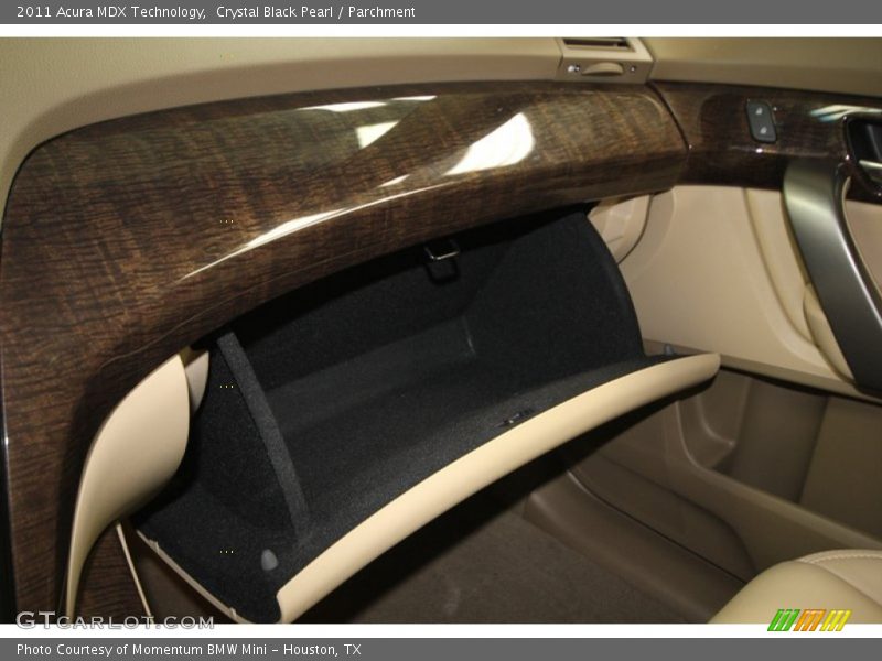 Crystal Black Pearl / Parchment 2011 Acura MDX Technology