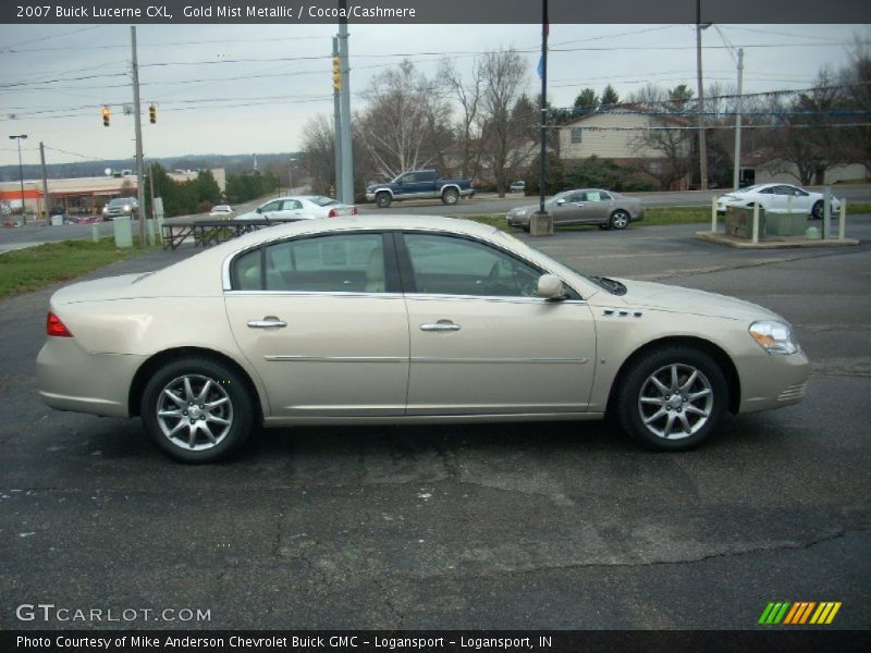 Gold Mist Metallic / Cocoa/Cashmere 2007 Buick Lucerne CXL