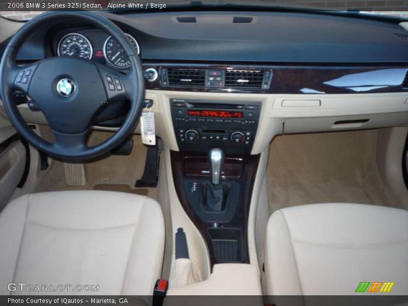 Alpine White / Beige 2006 BMW 3 Series 325i Sedan