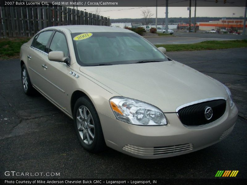 Gold Mist Metallic / Cocoa/Cashmere 2007 Buick Lucerne CXL