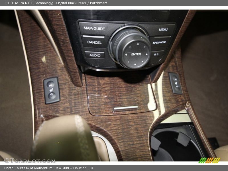 Crystal Black Pearl / Parchment 2011 Acura MDX Technology