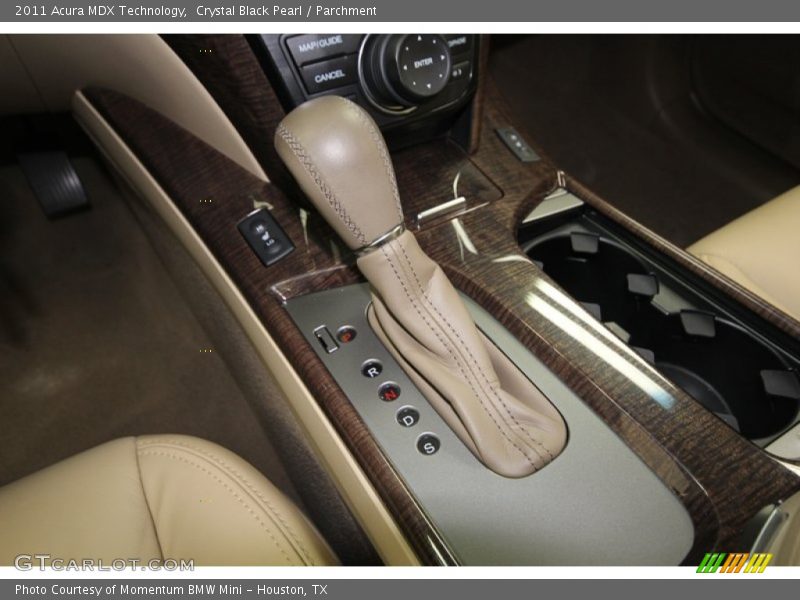 Crystal Black Pearl / Parchment 2011 Acura MDX Technology