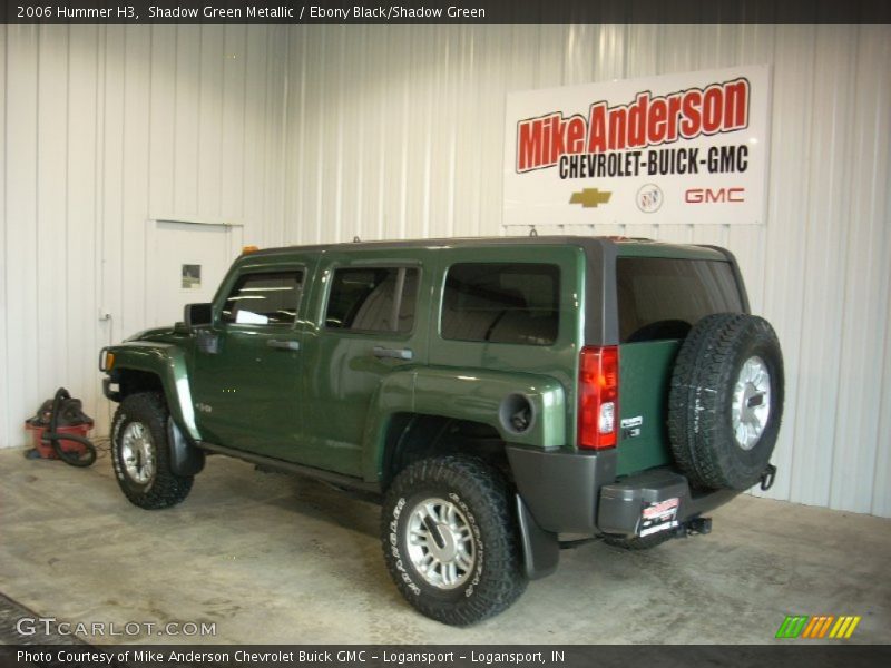 Shadow Green Metallic / Ebony Black/Shadow Green 2006 Hummer H3