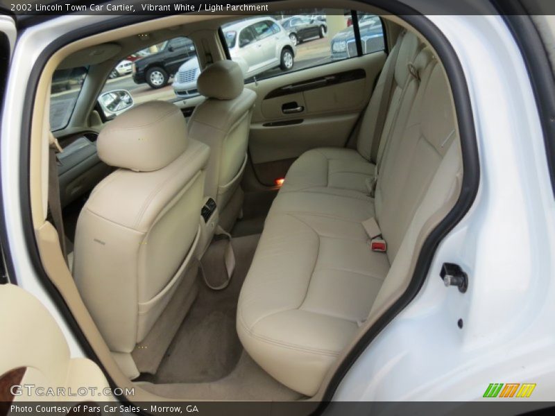 Rear Seat of 2002 Town Car Cartier