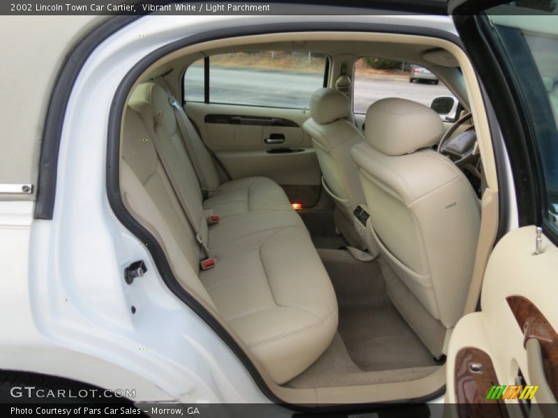 Rear Seat of 2002 Town Car Cartier
