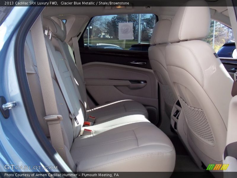 Glacier Blue Metallic / Shale/Brownstone 2013 Cadillac SRX Luxury FWD