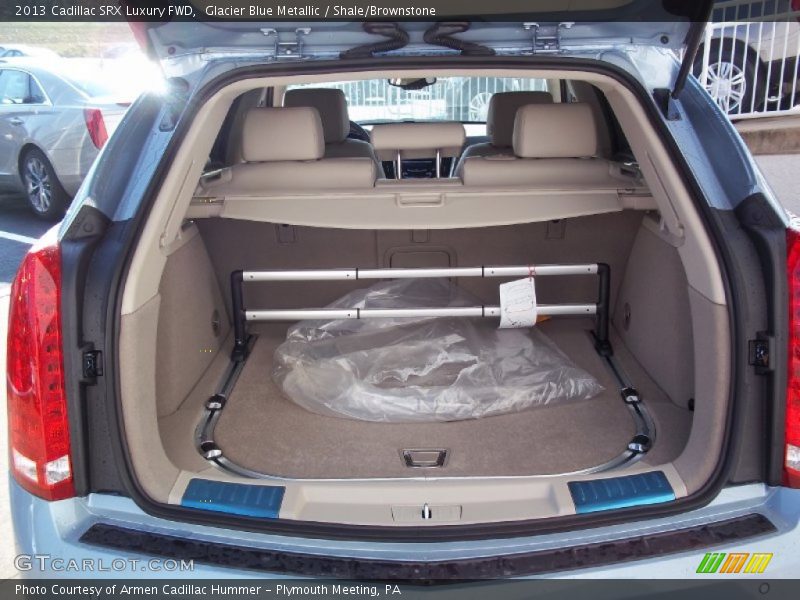 Glacier Blue Metallic / Shale/Brownstone 2013 Cadillac SRX Luxury FWD