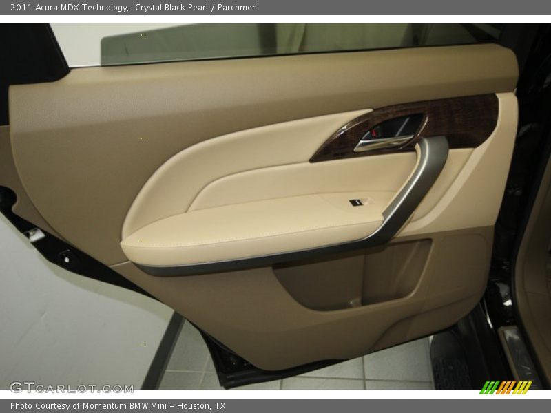 Crystal Black Pearl / Parchment 2011 Acura MDX Technology