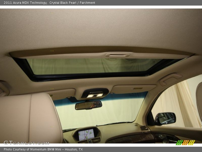 Crystal Black Pearl / Parchment 2011 Acura MDX Technology