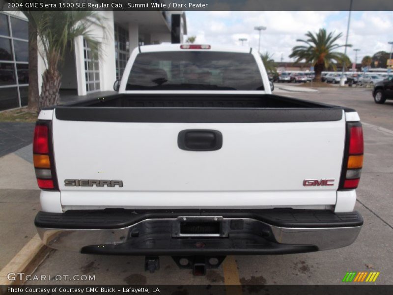 Summit White / Dark Pewter 2004 GMC Sierra 1500 SLE Regular Cab