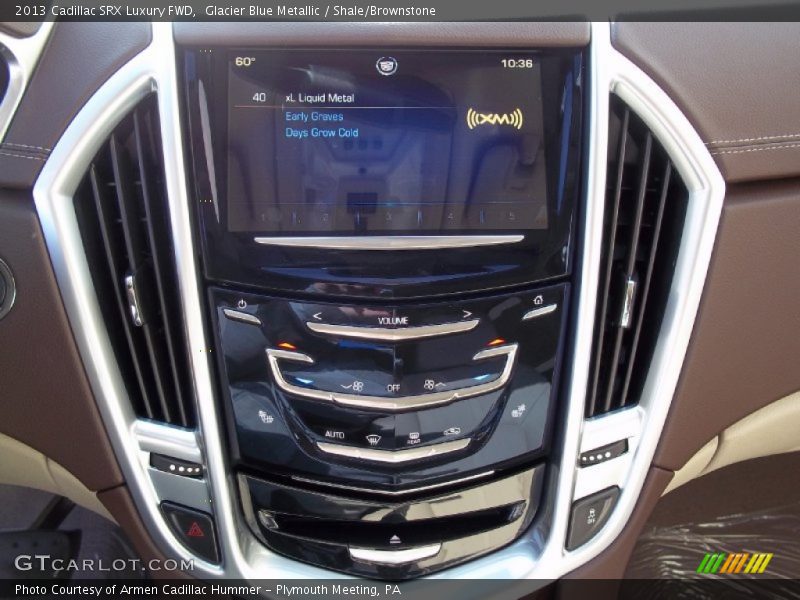 Glacier Blue Metallic / Shale/Brownstone 2013 Cadillac SRX Luxury FWD