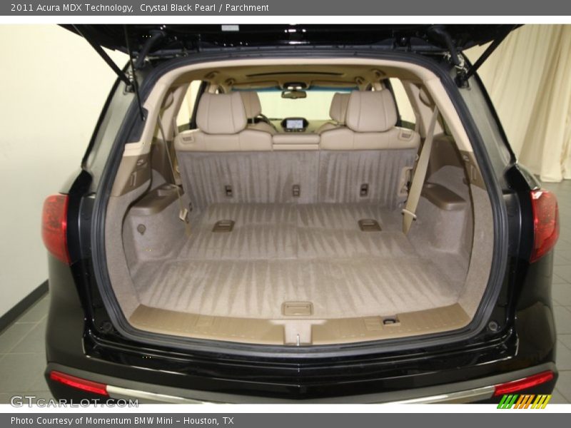 Crystal Black Pearl / Parchment 2011 Acura MDX Technology