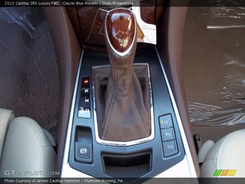 Glacier Blue Metallic / Shale/Brownstone 2013 Cadillac SRX Luxury FWD