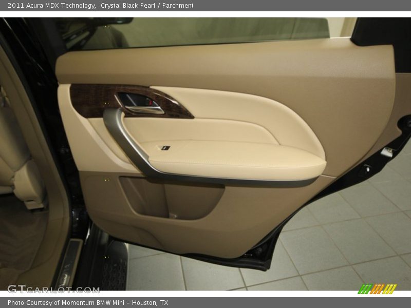 Crystal Black Pearl / Parchment 2011 Acura MDX Technology