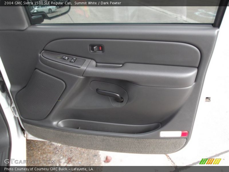 Summit White / Dark Pewter 2004 GMC Sierra 1500 SLE Regular Cab