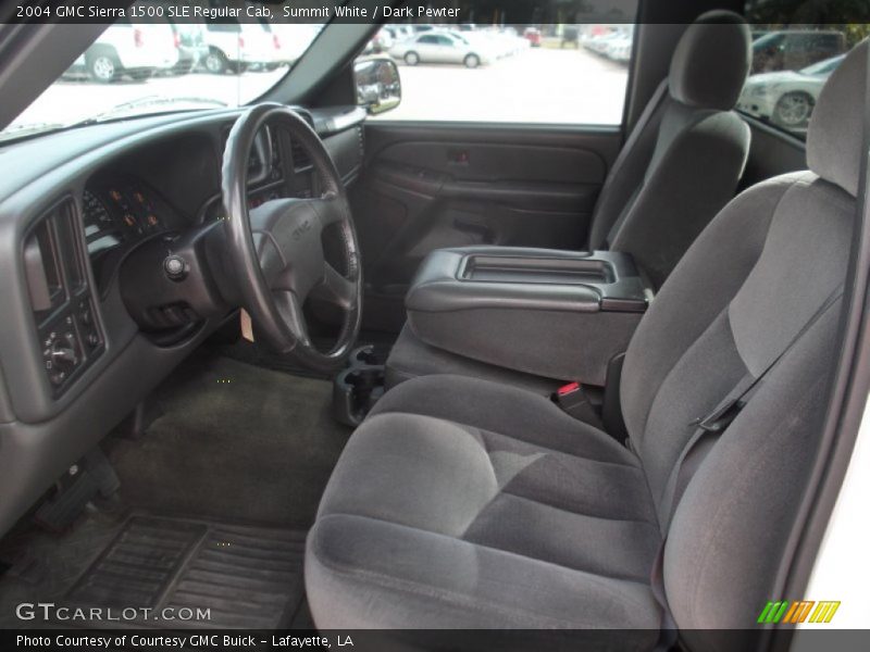Summit White / Dark Pewter 2004 GMC Sierra 1500 SLE Regular Cab