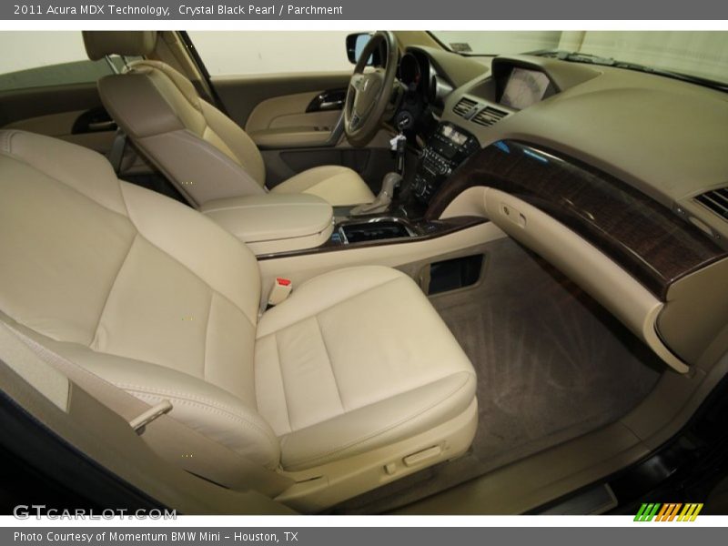 Crystal Black Pearl / Parchment 2011 Acura MDX Technology