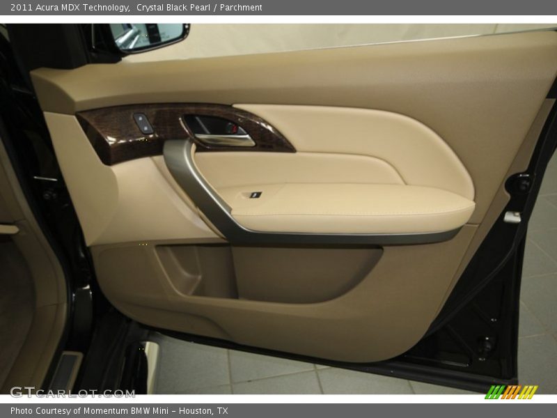Crystal Black Pearl / Parchment 2011 Acura MDX Technology