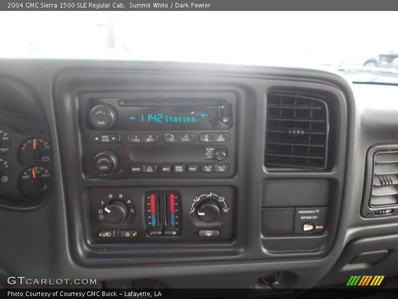 Summit White / Dark Pewter 2004 GMC Sierra 1500 SLE Regular Cab