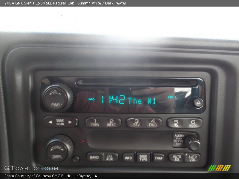 Summit White / Dark Pewter 2004 GMC Sierra 1500 SLE Regular Cab
