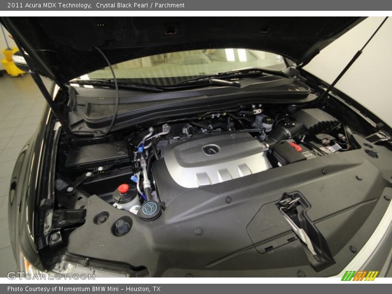 Crystal Black Pearl / Parchment 2011 Acura MDX Technology