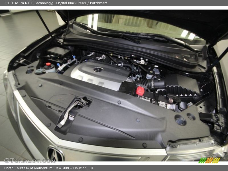 Crystal Black Pearl / Parchment 2011 Acura MDX Technology