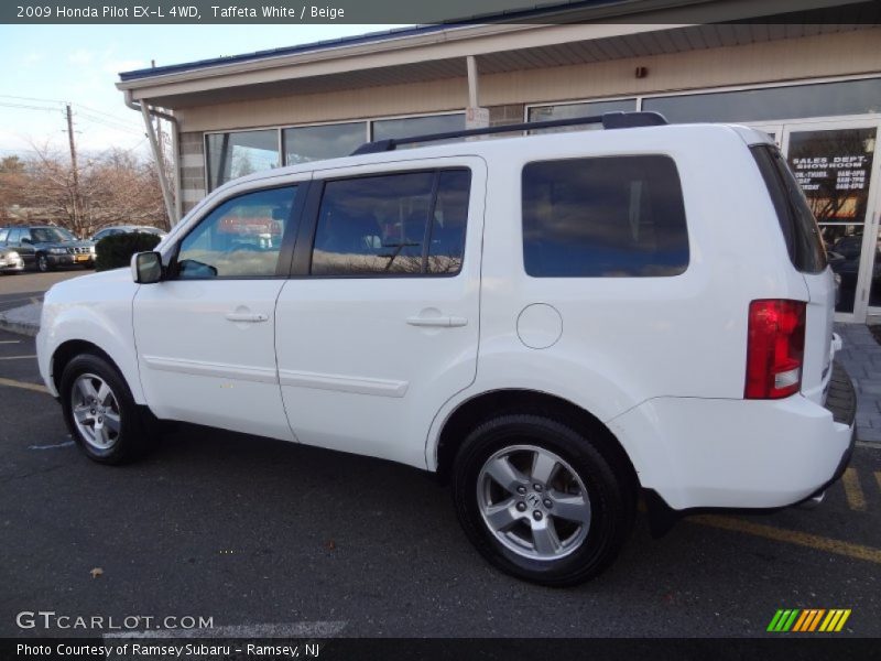 Taffeta White / Beige 2009 Honda Pilot EX-L 4WD