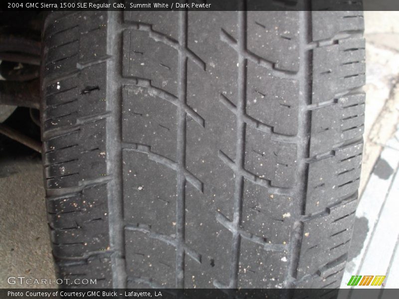 Summit White / Dark Pewter 2004 GMC Sierra 1500 SLE Regular Cab
