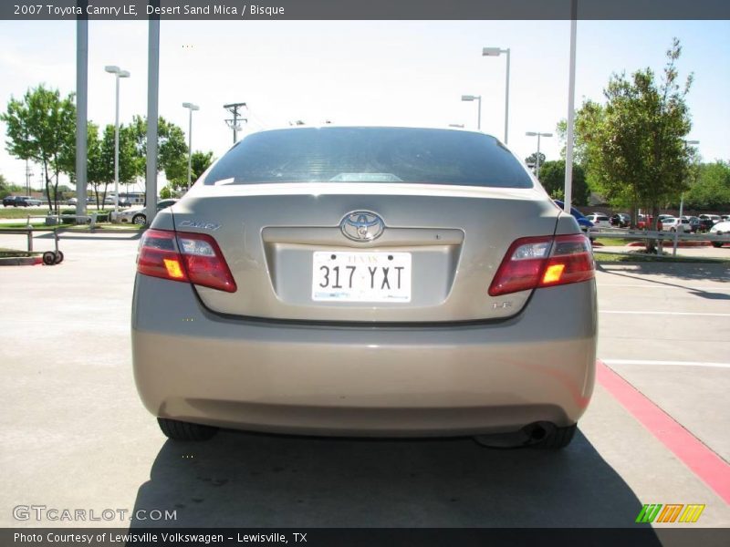 Desert Sand Mica / Bisque 2007 Toyota Camry LE
