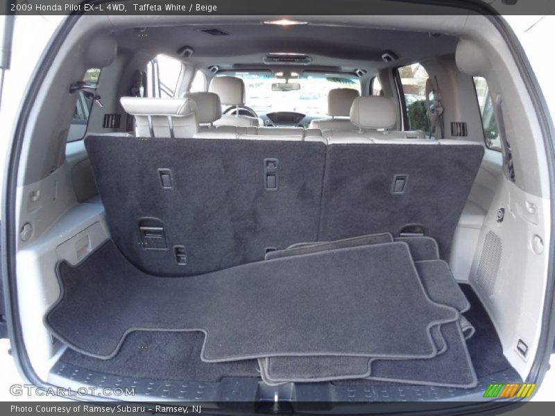 Taffeta White / Beige 2009 Honda Pilot EX-L 4WD