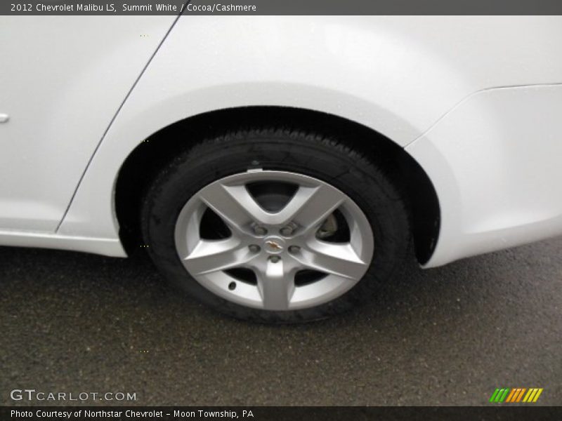 Summit White / Cocoa/Cashmere 2012 Chevrolet Malibu LS